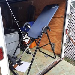 Teeter hang ups inversion table f5000 300lb weight max workout machine