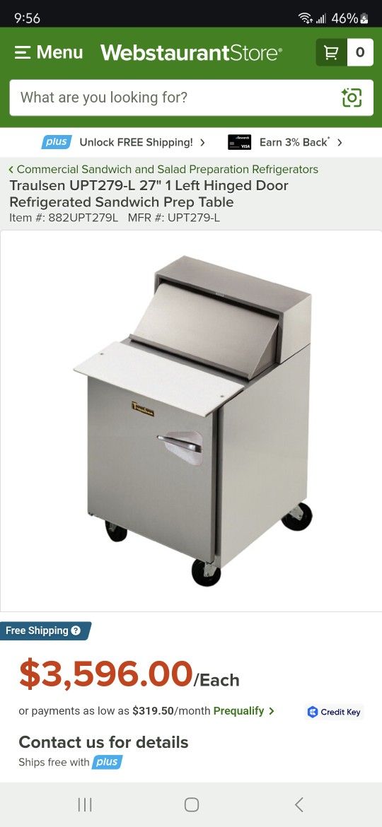 Traulsen 27" Refrigerator Sandwich Prep Unit