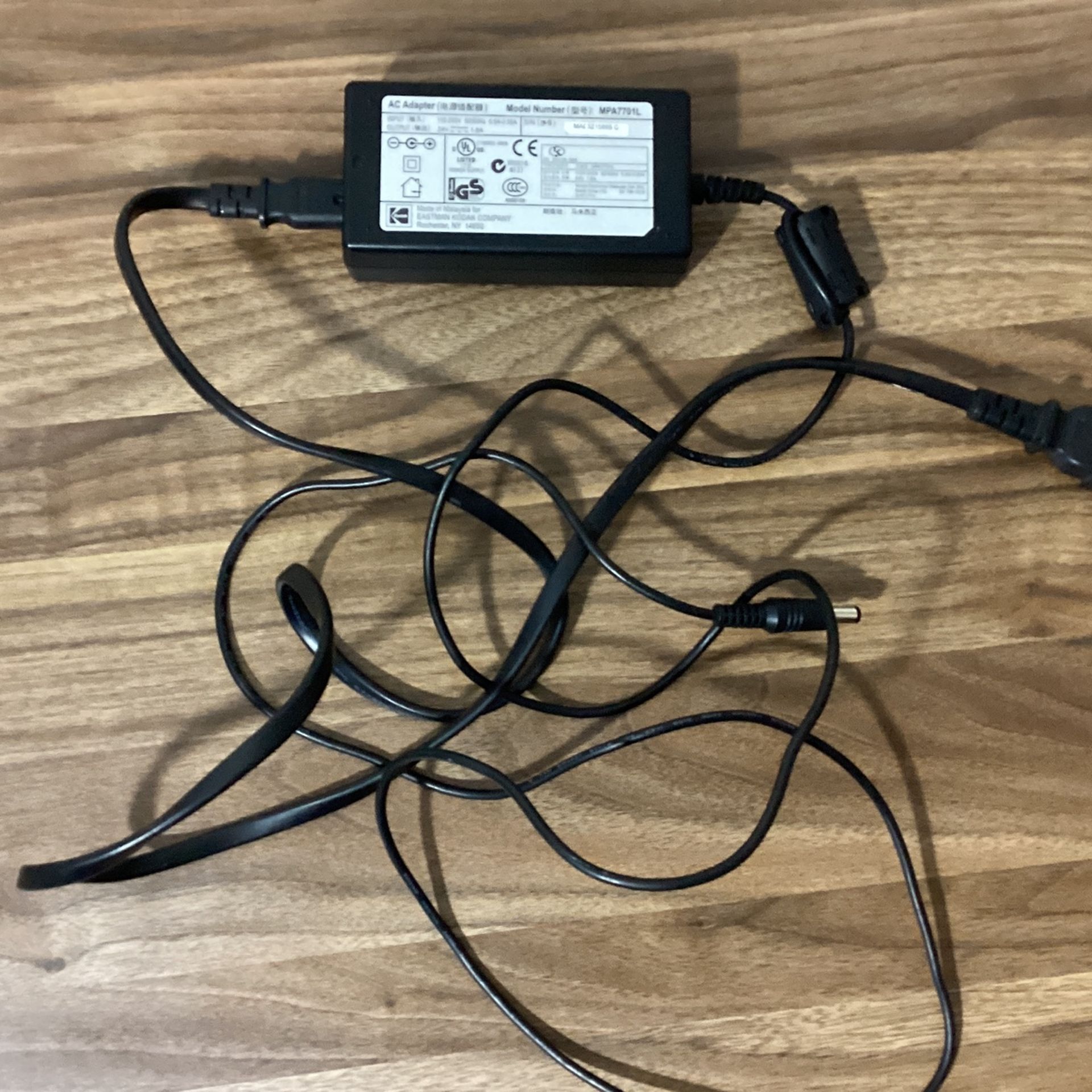 Genuine OEM Kodak MPA7701L AC Power Adapter Supply 24v 1.8A