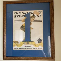 Framed Saturday Evening Post