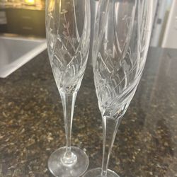 Mikasa English Garden Champagne Glasses