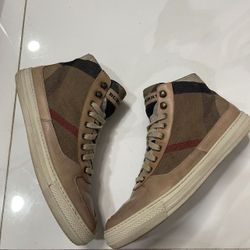 Burberry London High Top Men’s Sneakers 