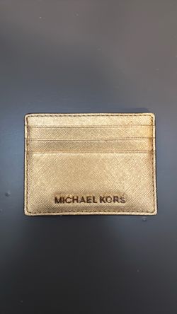 Gold Michael Kors wallet