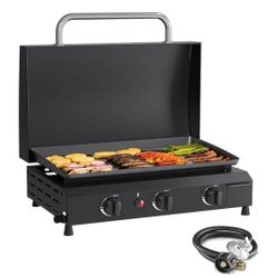 **BRAND NEW ** 3 BURNER PORTABLE FLATGRILL