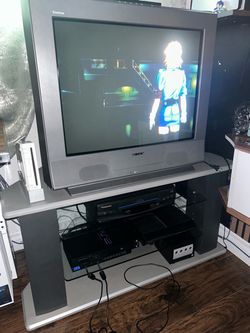 Sony CRT TV with Original Remote and Stand