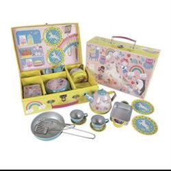 Floss & Rock 43P6397 Rainbow Musical Kitchen Playset