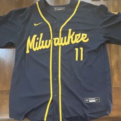 Jackson Chourio Milwaukee Brewers Jersey Adult XL NWT