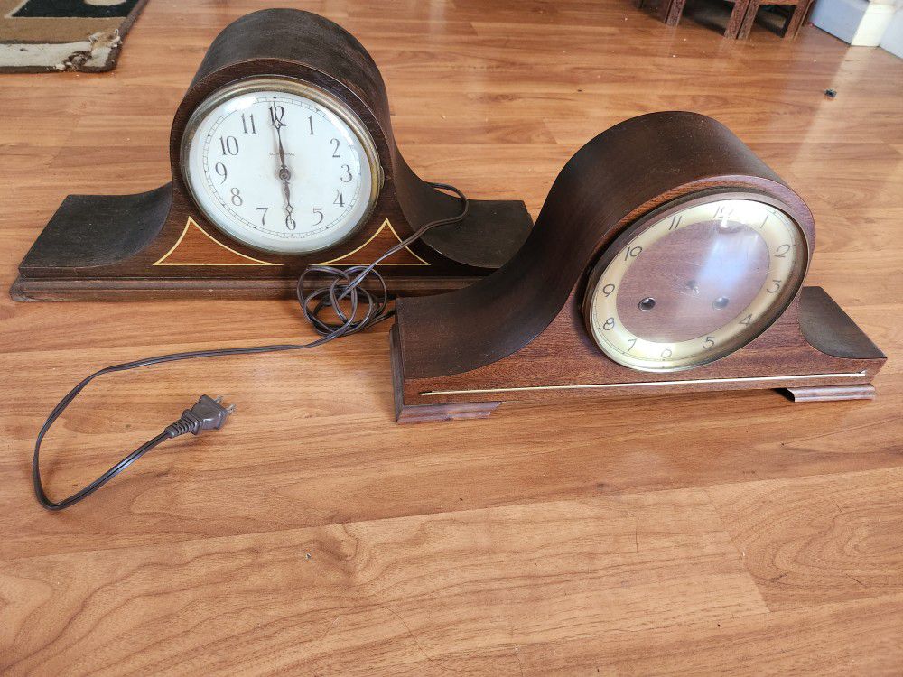 2 Antique Mantel Clocks Seth Thomas 