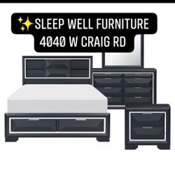 ✨️ 4pc Queen, King Bedroom ✨️ Furniture Sectionals, Dining Avail 