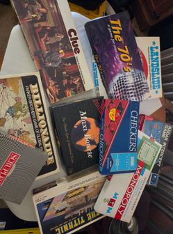 Vintage Board Game Bundle (10) timeless classics