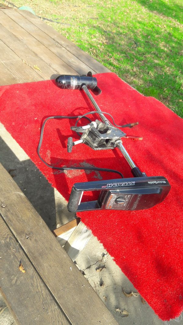 Outboard motor Electric 12 volt, 25 lbs thrust stealth 250