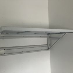 Overhead Max GearLoft™ Storage Shelf with 4” Tracks
