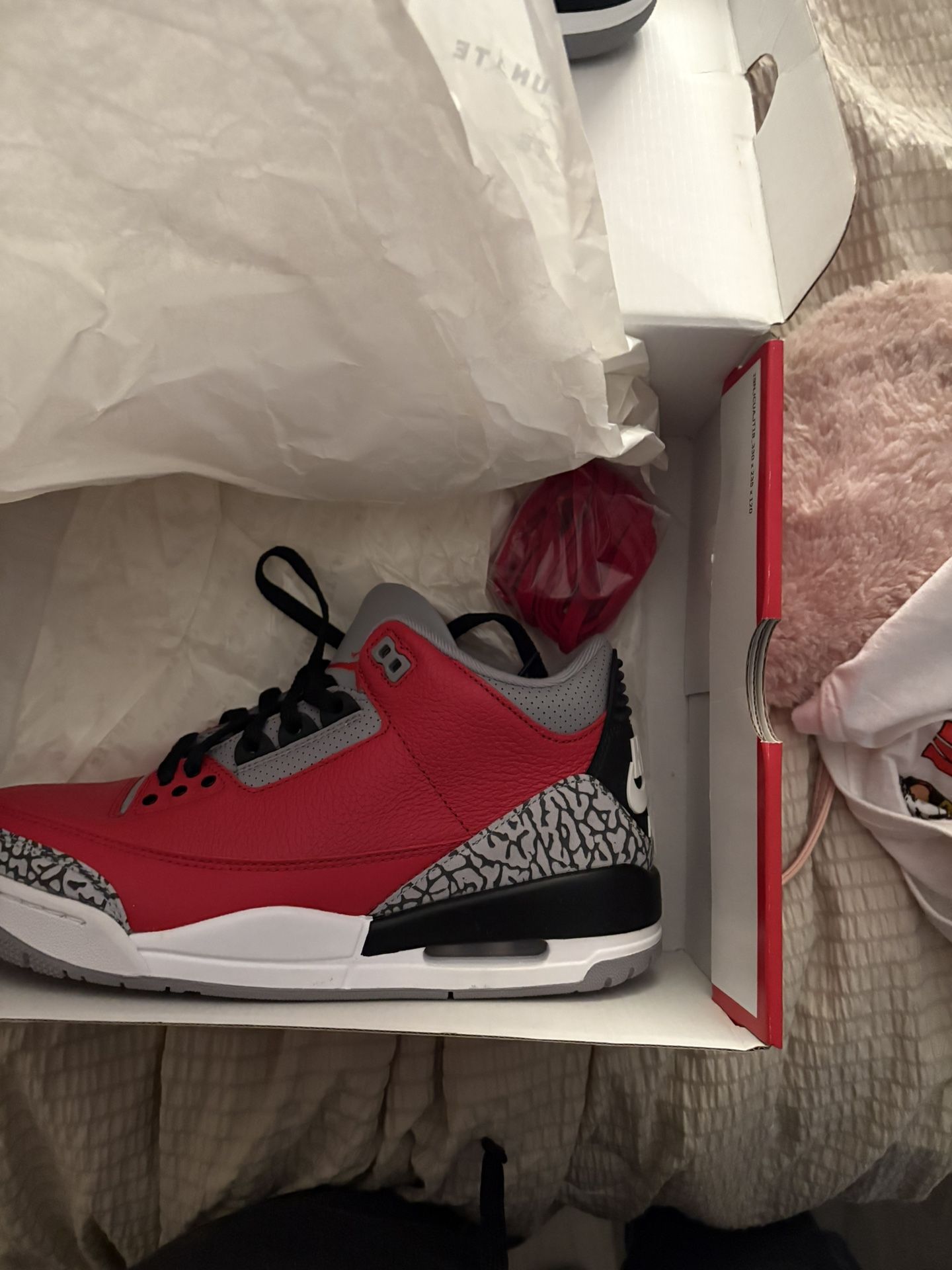 Fire Red 3s Brand New