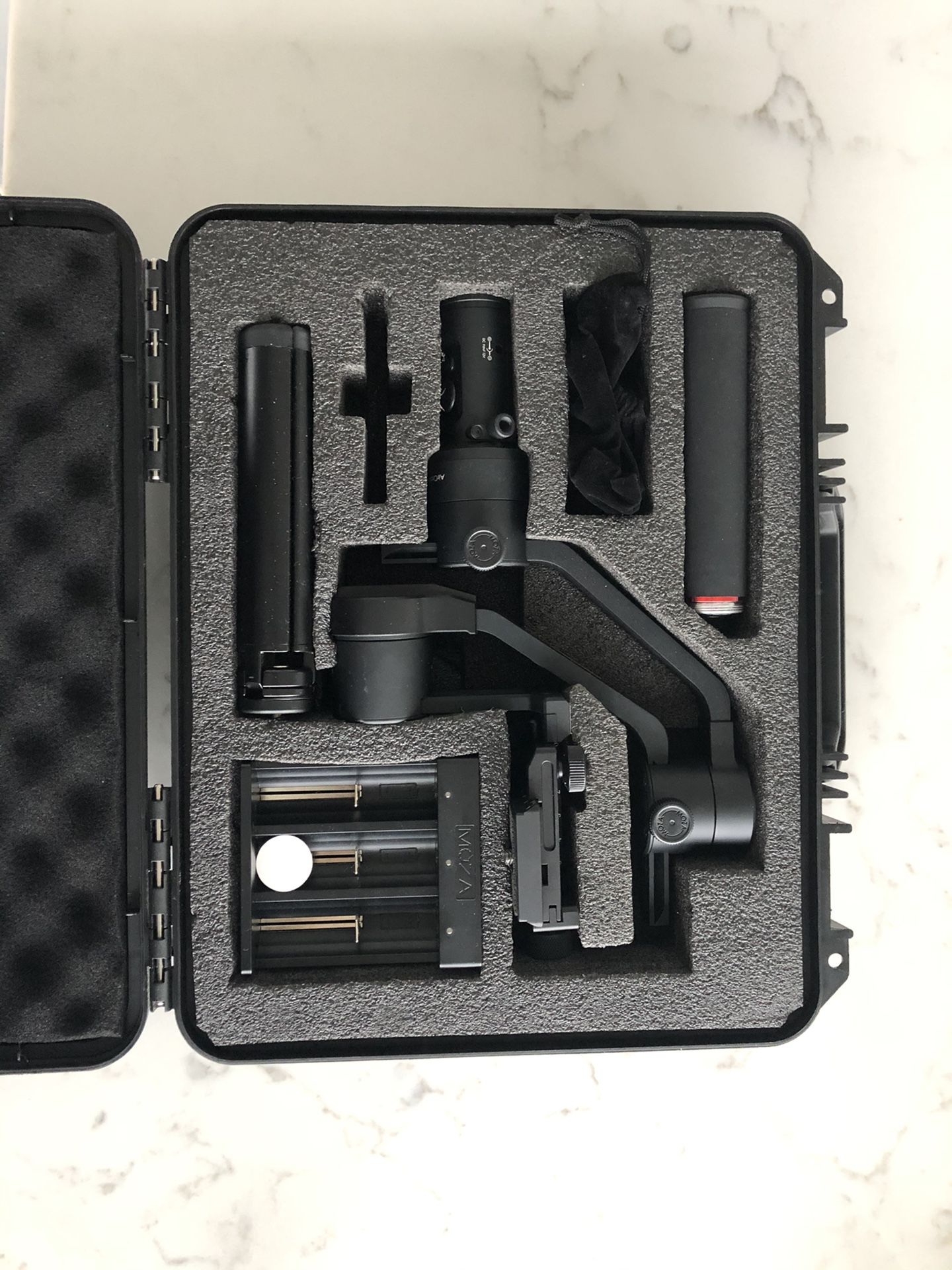 Moza AirCross Kit w/ Tripod, Gimbal, Handgrip, Batteries, Charger, Quick Release Plate