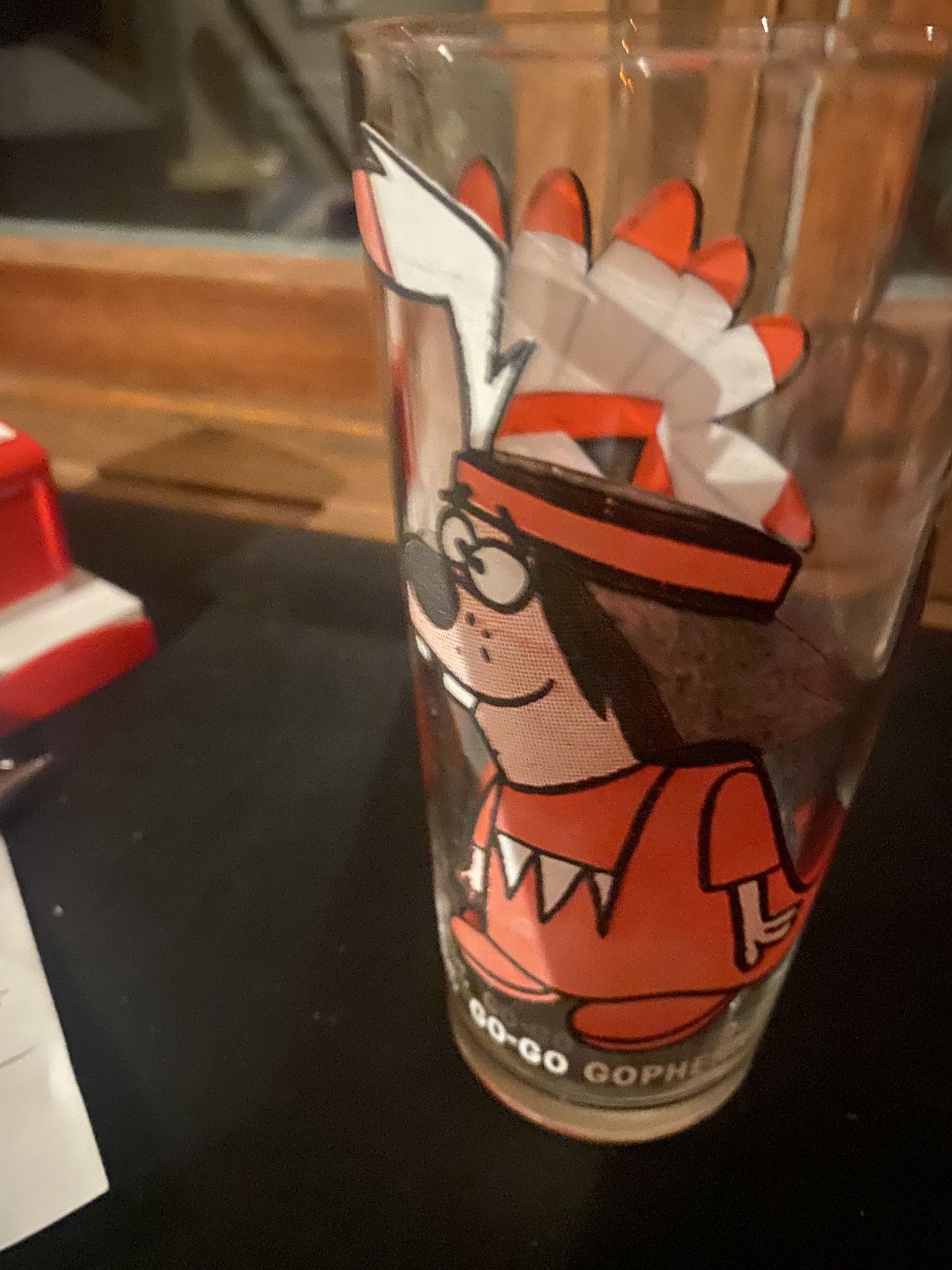 Vintage cartoon Glassware In