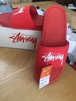 stussy slides sz10 brand new