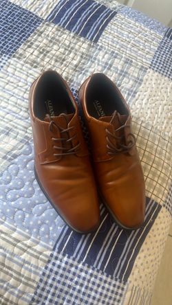 Alfani Men's Tan Leather Oxford Dress Shoes (9 size Men)