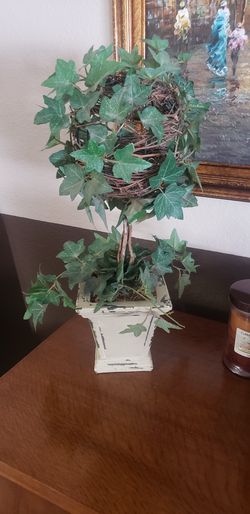 Fake topiary plant