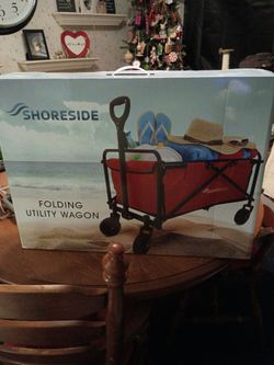 Folding utility wagon