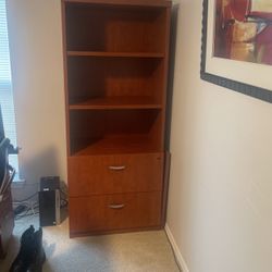 Office Desk, File Storage And Book Storage 