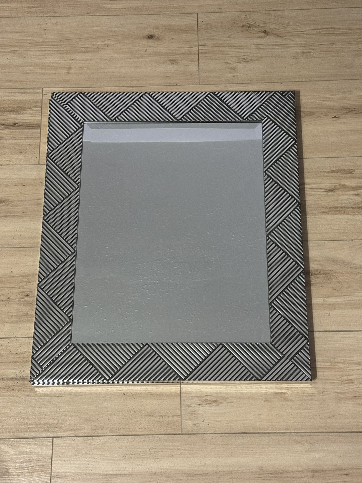 Mirror (Set Of 2) Silver And Black $35