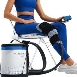 CF-1 Cold Therapy Machine for Knee Surgery Recovery, Quiet Ice Therapy System for Home Bedside Overnight Use with Programmable Timer