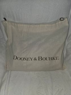 NWT Dooney & Bourke Florentine Leather Medium Satchel Ecru w/ Dust Bag & Tags