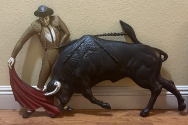 Vintage Syroco Bullfighter Wall Plaque - Retro Spanish Matador Decor for Mencave or Home