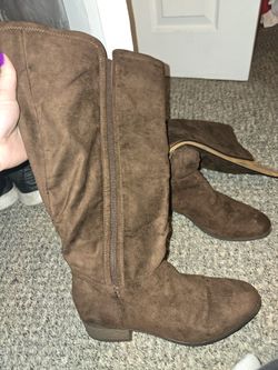 Knee High Suede Boots