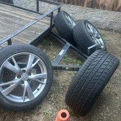 18” Lexus Rims W Tires