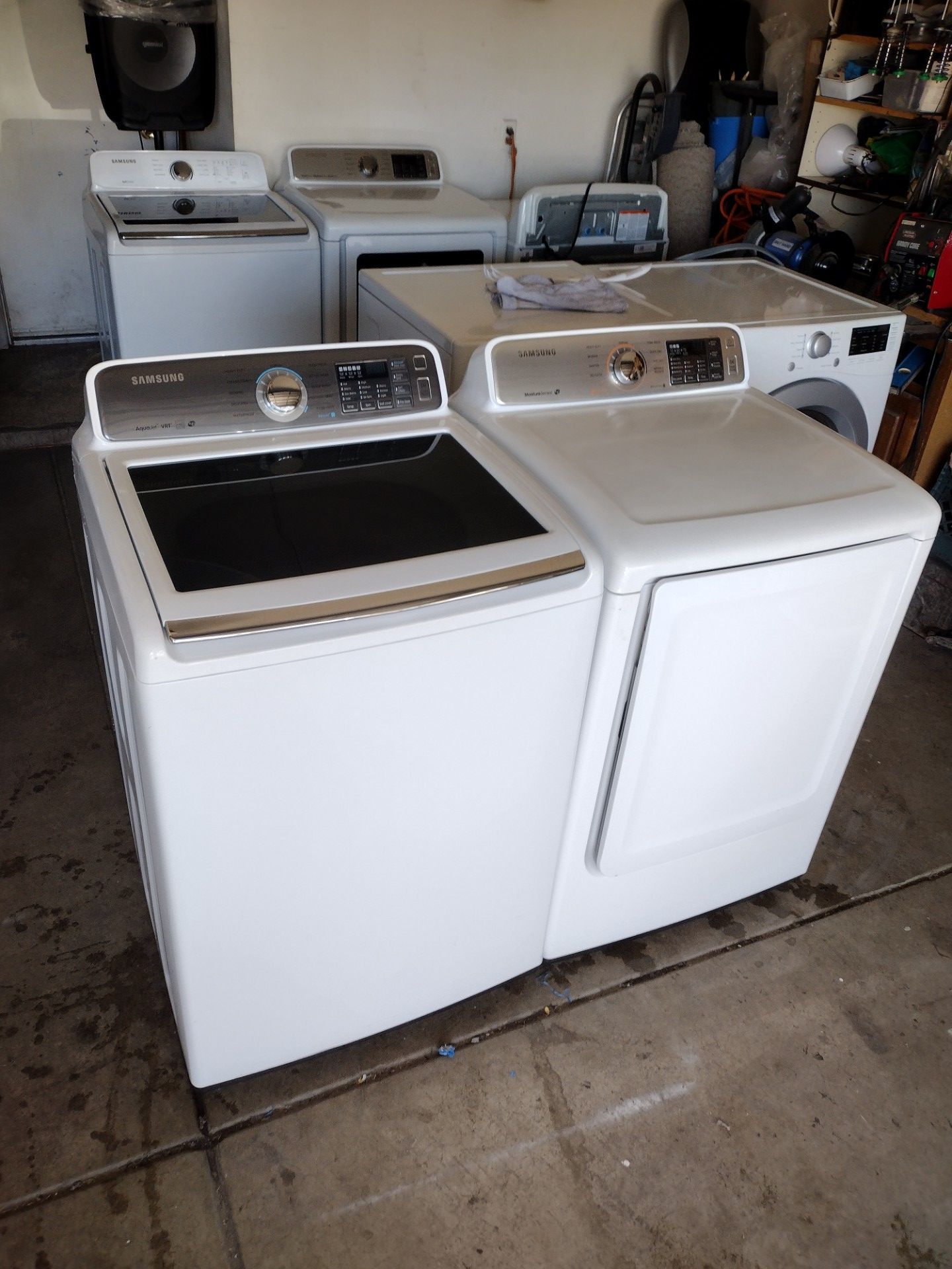 Samsung WASHER and electric dryer Large Capacity