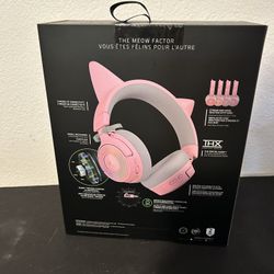 🎧 Razer Kraken Kitty V3 Pro – Wireless RGB Gaming Headset (Quartz Edition) 🐱💗✨