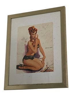 Vintage Freeman Elliott 1949 Pinup