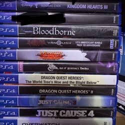 Ps4 Games (Priced Each)