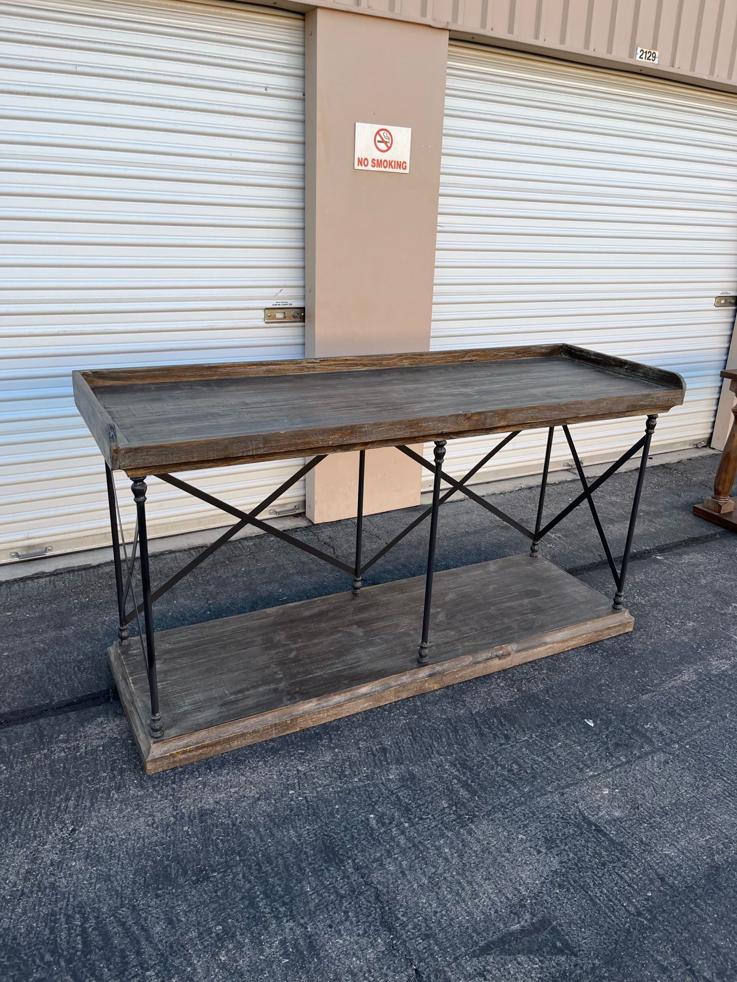 Large Rustic Tv Stand ( Can Deliver For $10 )