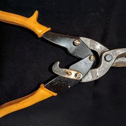 Westward 9-3/4 in. Compound Action Straight Cut Aviation Snips - 5MX59B