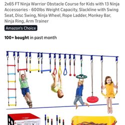 Ninja Course For Backyard