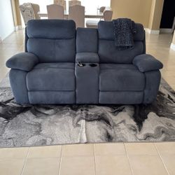 Soft and comfortable reclining couch