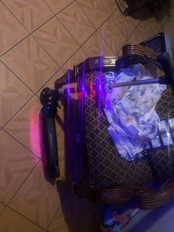 Black Light Up Scooter 