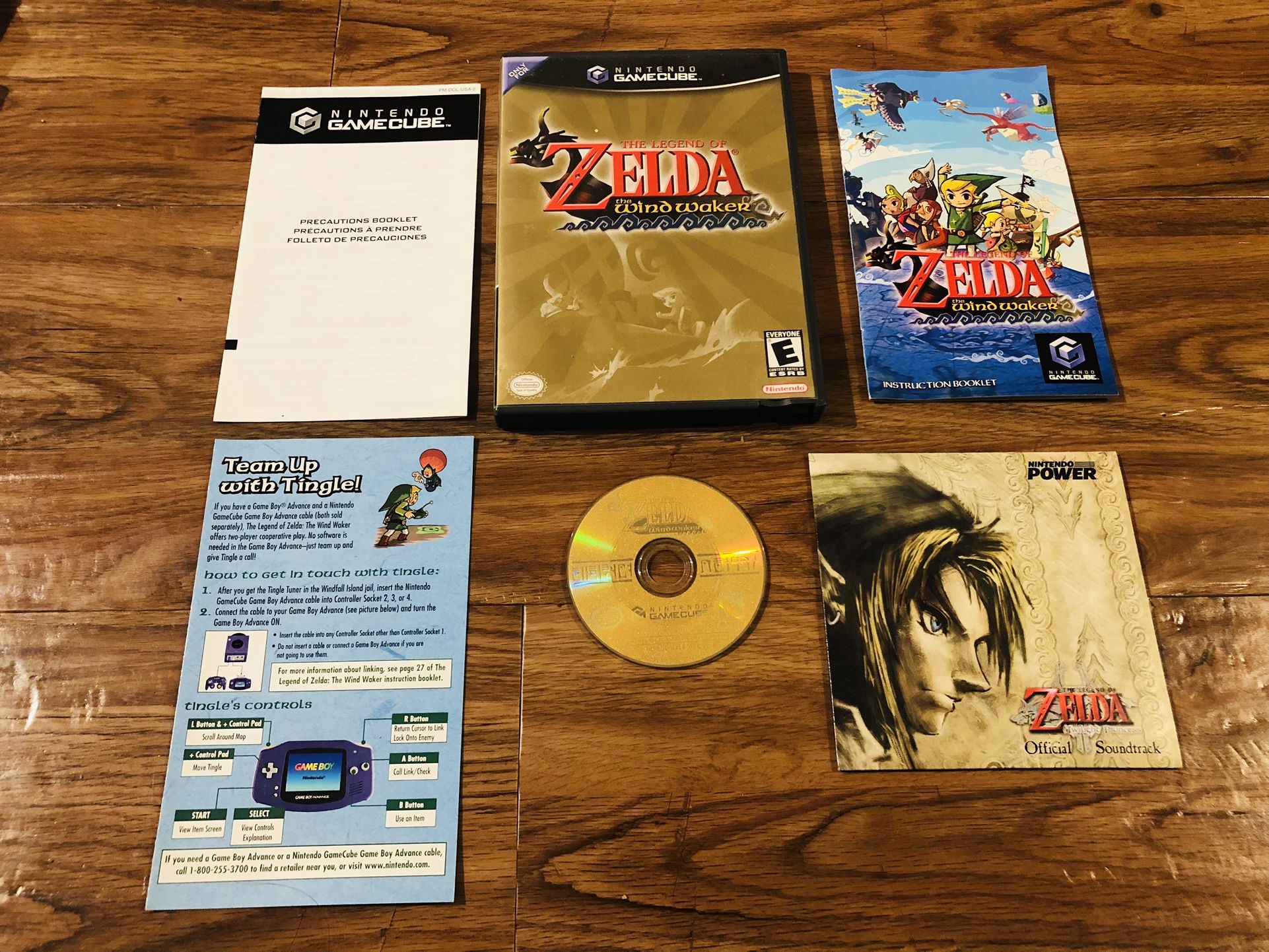 The Legend of Zelda: The Wind Waker (Nintendo GameCube 2009) with Zelda Sound Track