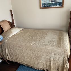 Twin Bed, Night Stand, dresser w/mirror and another Dresser