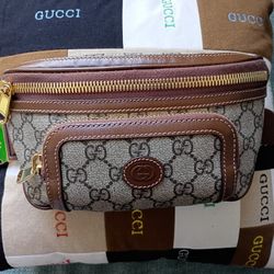 Authentic Gucci Supreme Interlocking GG Belt Bag New No Bags Or Tags