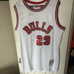 Michael Jordan Chicago Bulls white jersey size xl