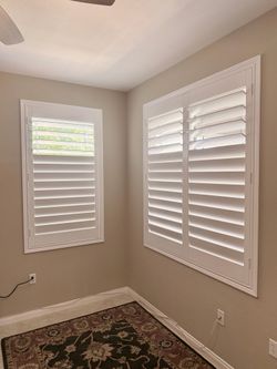 Window Shutters (FREE ESTIMATES & SAME DAY PRICING)- Wood, Plantation, Custom, Interior, Treatments, Coverings. Persianas de Madera. Se Habla Espanol.