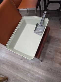 Litter box and scoop