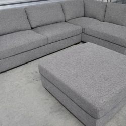 Brand New Costco Maycen Gray Fabric Sectional