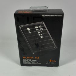 New Western Digital WD Portable WD_BLACK P10 5TB USB TYPE-A TO MICRO B HDD 