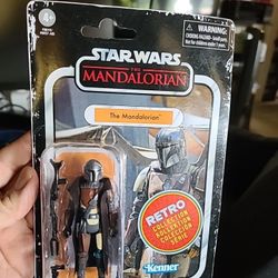 Star Wars the Mandalorian Retro Collection Action Figure Kenner 3.75"