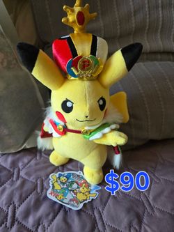 2026 Pokémon Worlds XP Pikachu Plush Exclusive