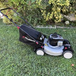 FEW TIMES USE IMMEDIATELY AVAILABLE  MURRAY 21 INCH WITHD CUT. PUSH LAWNMOWER . WITH GRASS BAG INCLUDED. PERFECTLY  WORKING CONDITION POWERED BY SUPER